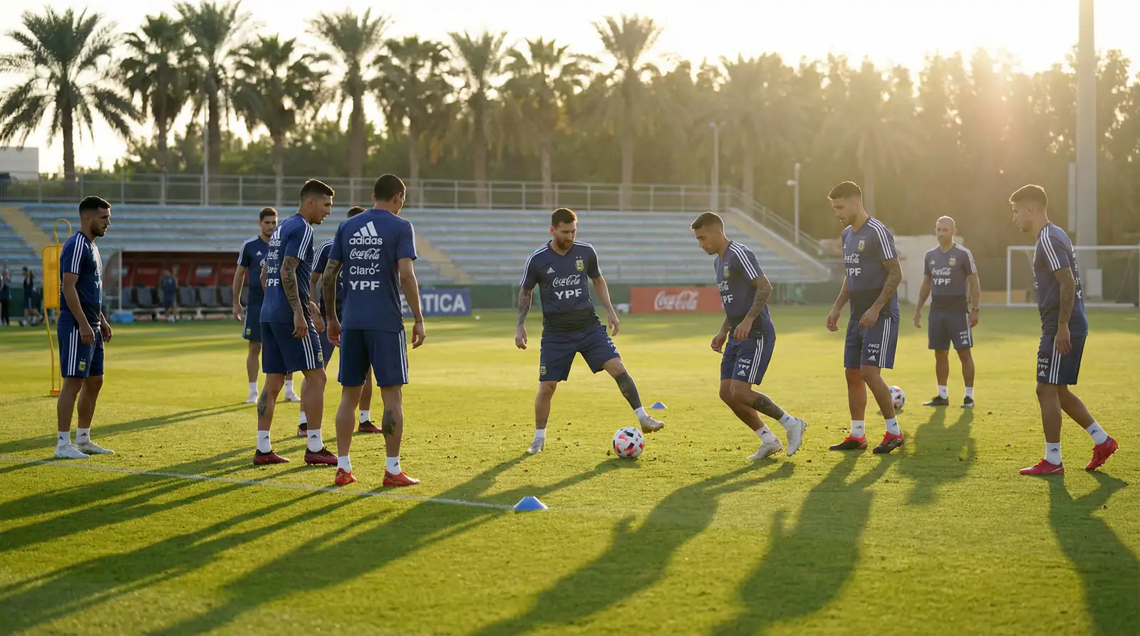 L'Argentina campione del mondo in campo per il Mondiale 2026