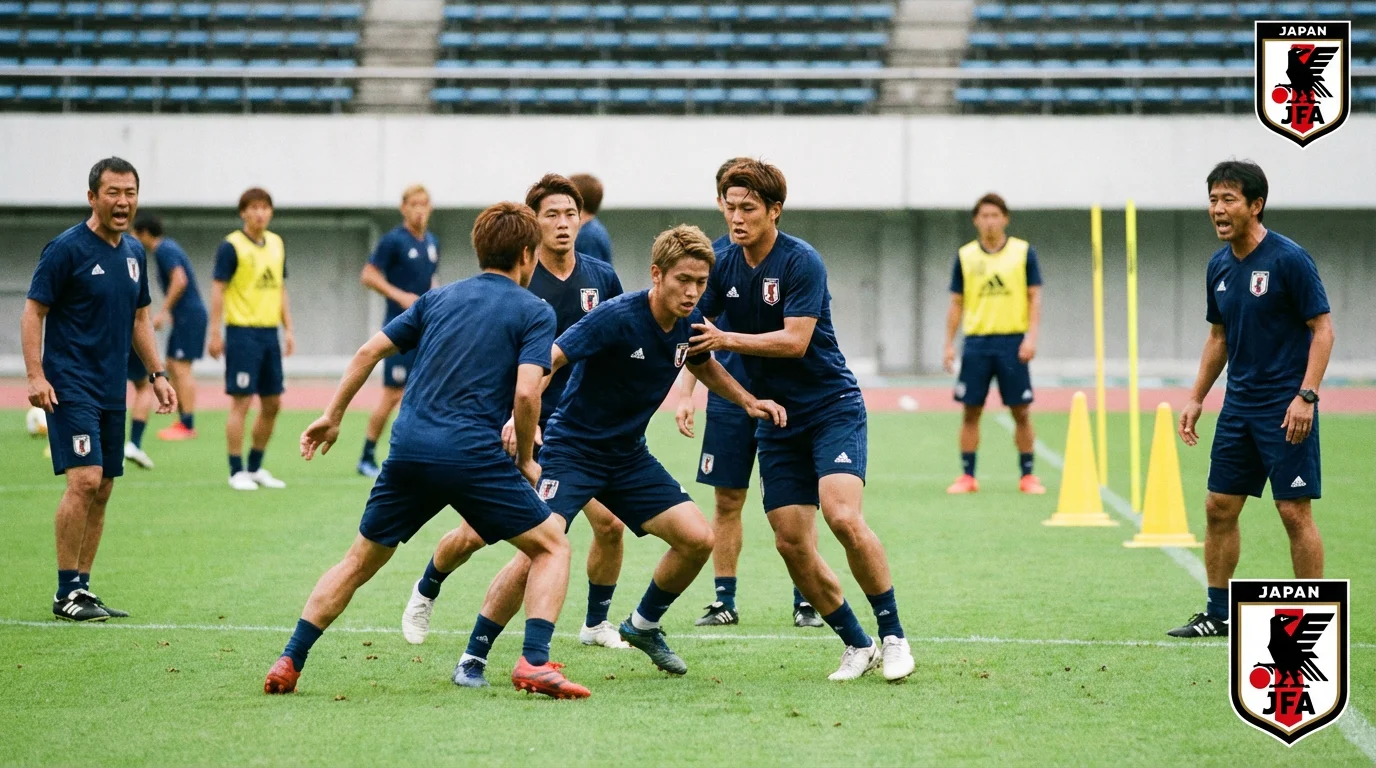 I Samurai Blue giapponesi in preparazione al Mondiale FIFA 2026