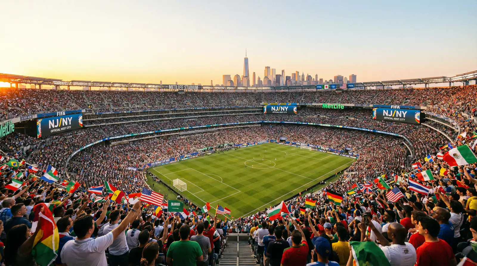 Mappa dei gironi del Mondiale FIFA 2026 con stadi negli USA, Messico e Canada