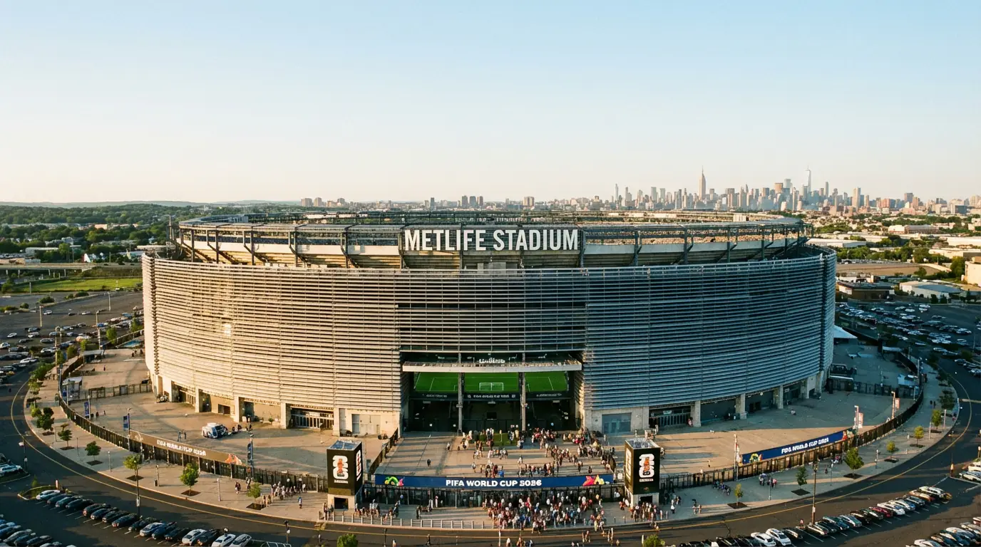 MetLife Stadium a East Rutherford, New Jersey, sede della finale del Mondiale FIFA 2026